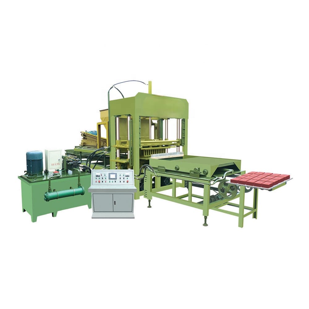 Stationary Concrete Block Making Machine